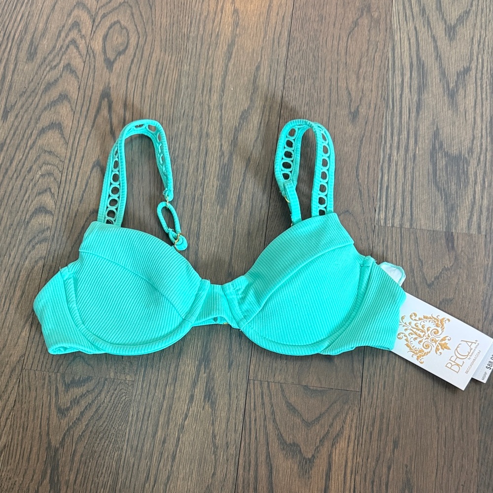 Turquoise Underwire Bra